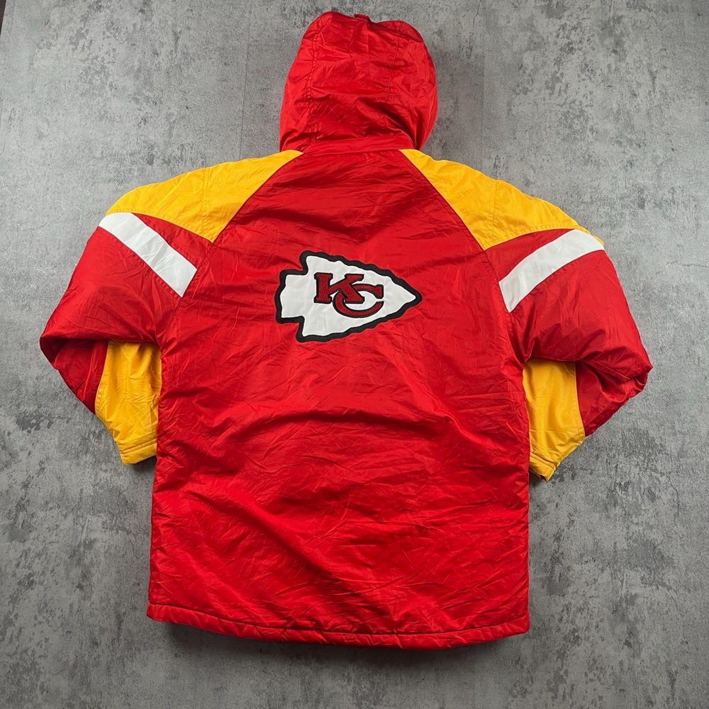 Vintage Kansas City Chiefs Puffer Jacket Adult Medium